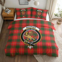 MacPhee Modern Tartan Crest Bedding Set