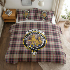 MacPherson Hunting Ancient Tartan Crest Bedding Set