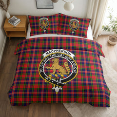 MacPherson Modern Tartan Crest Bedding Set