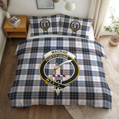 MacRae Dress Modern Tartan Crest Bedding Set
