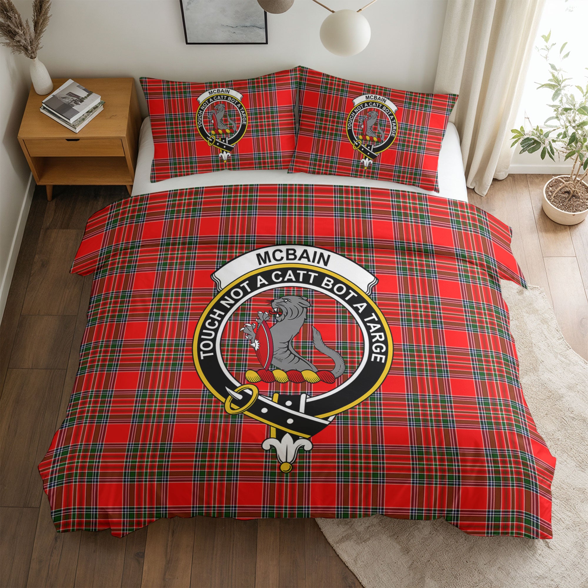 McBain Tartan Crest Bedding Set