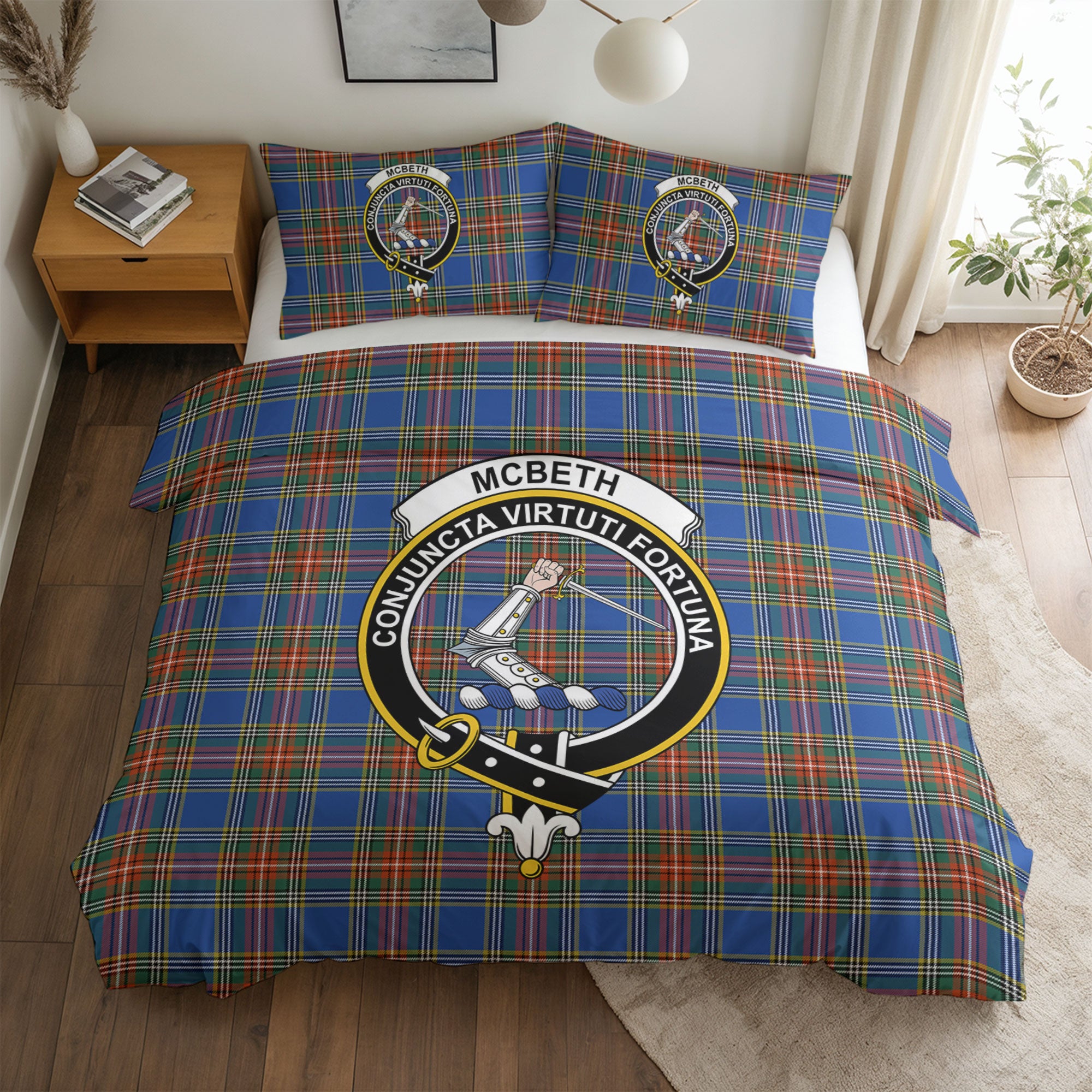McBeth Ancient Tartan Crest Bedding Set