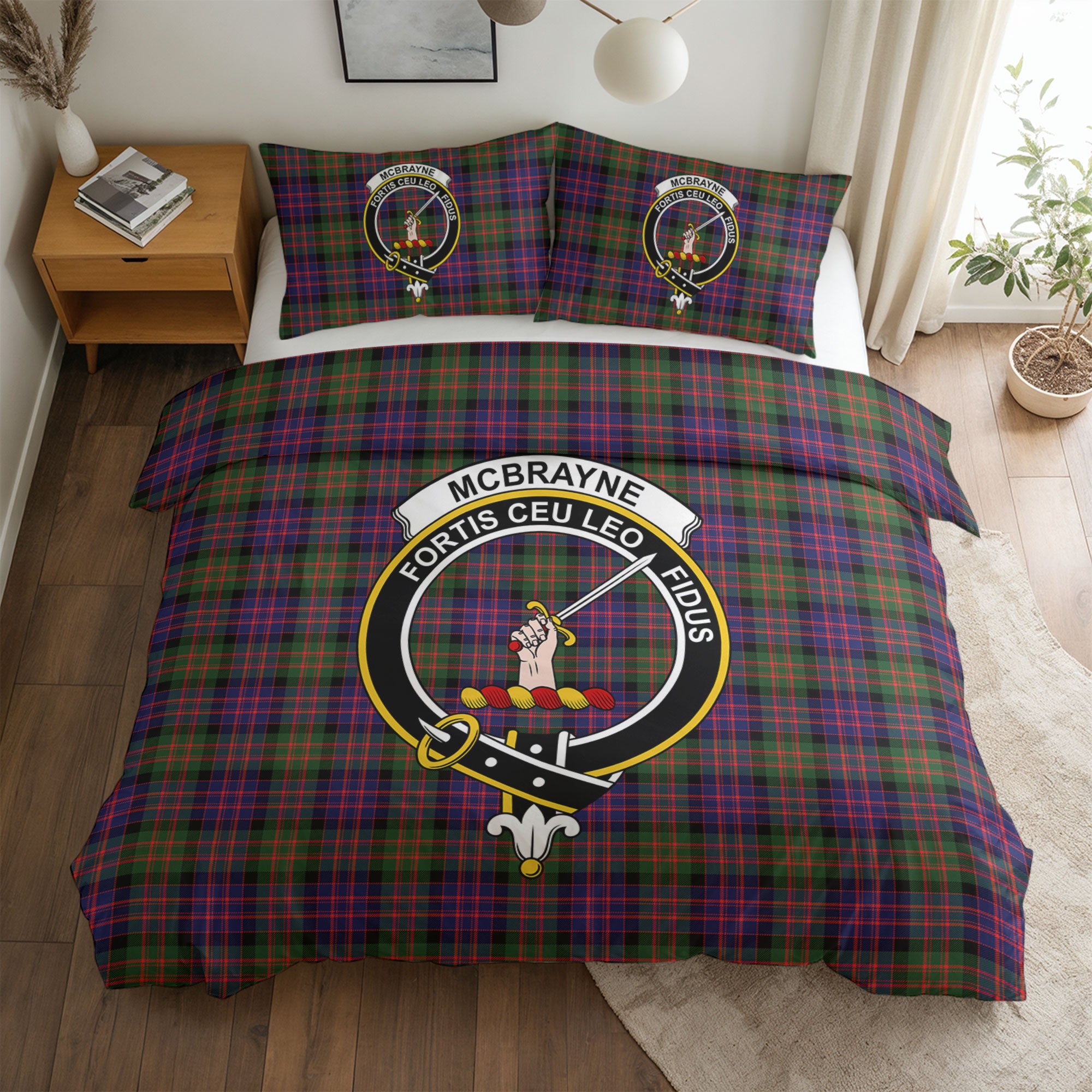 McBrayne Tartan Crest Bedding Set
