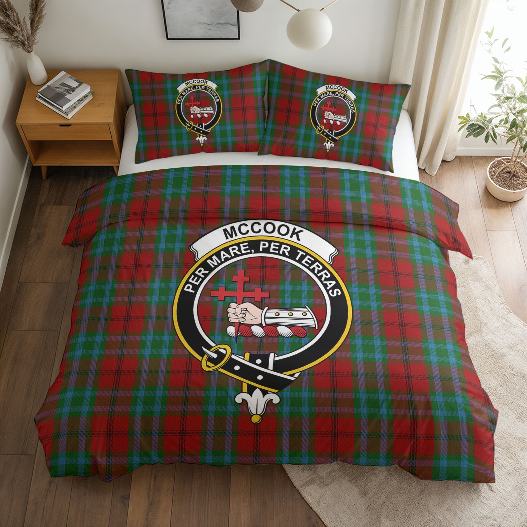 McCook Tartan Crest Bedding Set