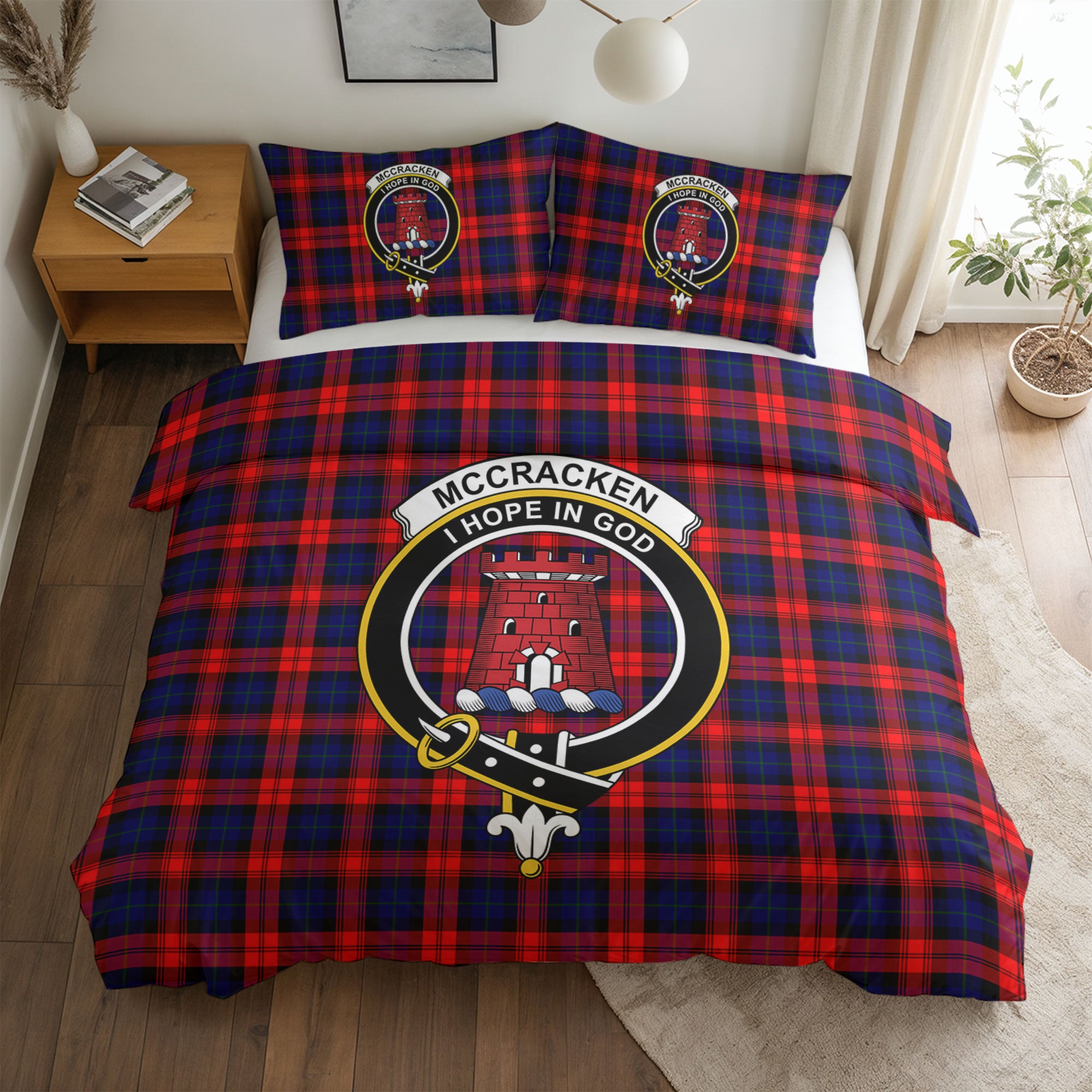 McCracken Tartan Crest Bedding Set