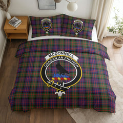 McDonnell of Glengarry Modern Tartan Crest Bedding Set