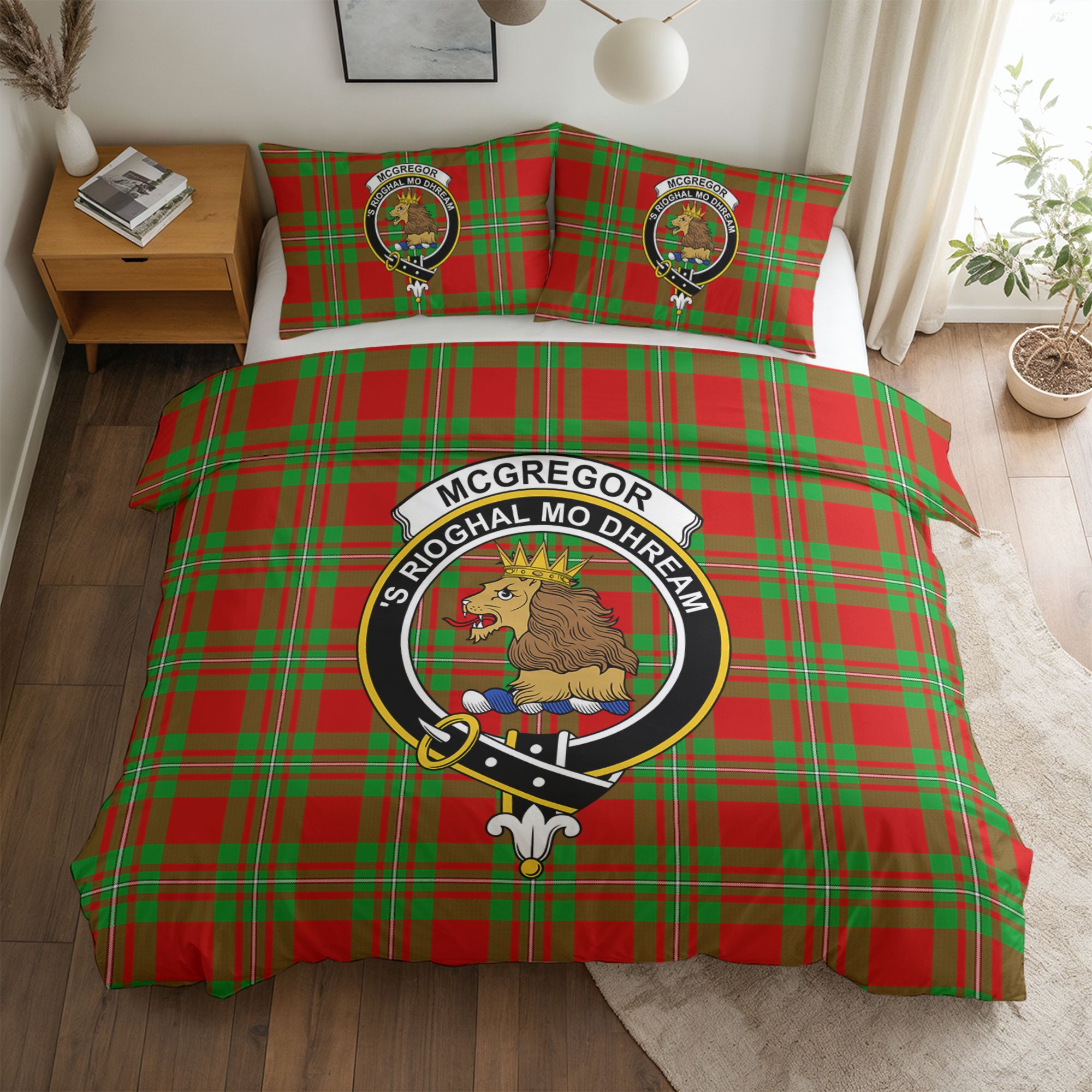 McGregor Modern Tartan Crest Bedding Set