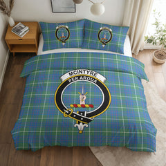 McIntyre Hunting Ancient Tartan Crest Bedding Set