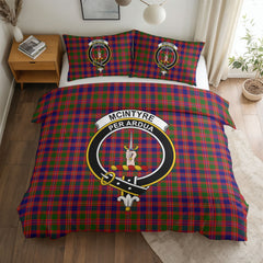 McIntyre Modern Tartan Crest Bedding Set