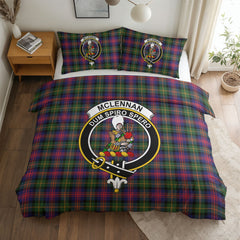 McLennan Modern Tartan Crest Bedding Set
