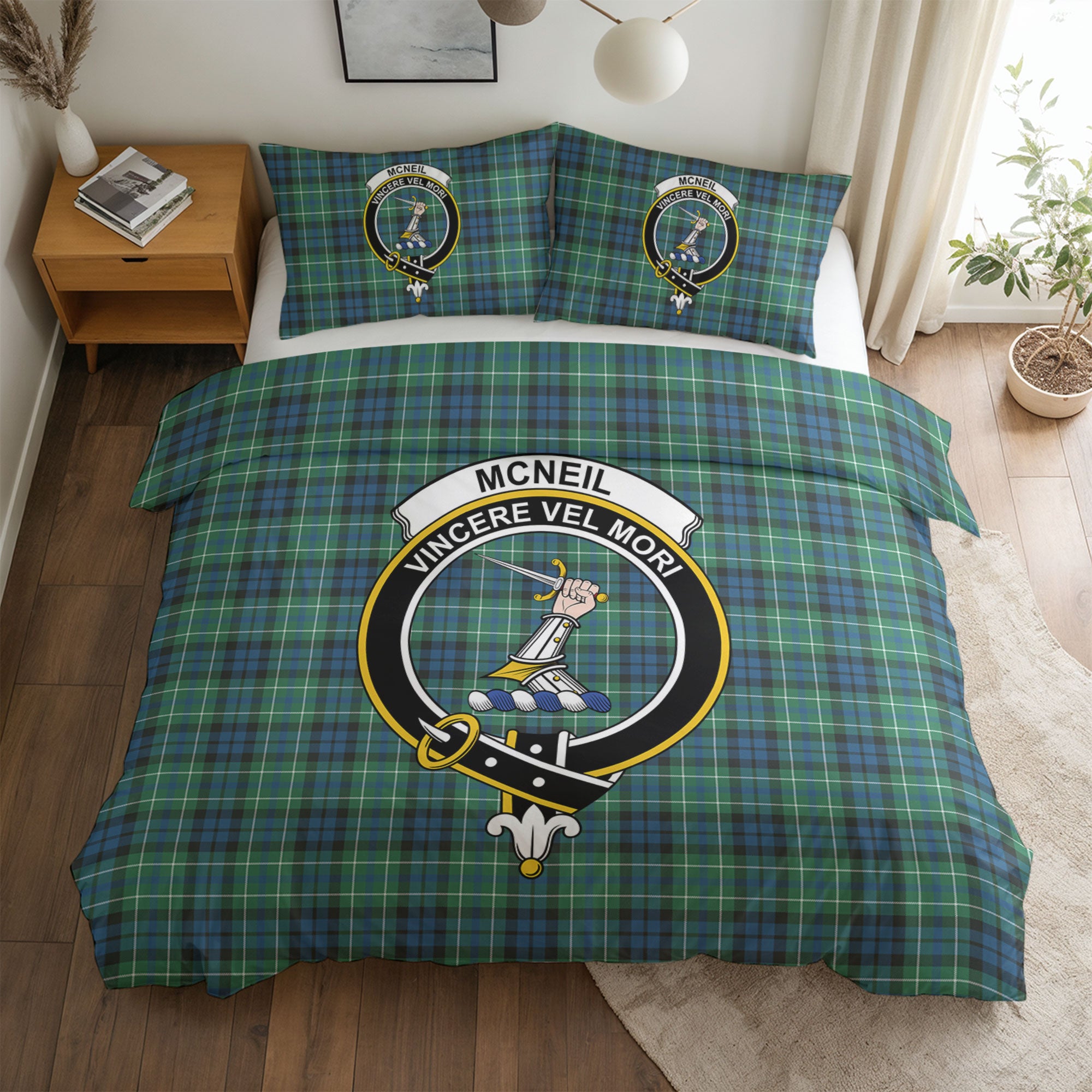 McNeil of Colonsay Ancient Tartan Crest Bedding Set