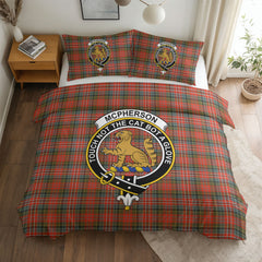 McPherson Weathered Tartan Crest Bedding Set
