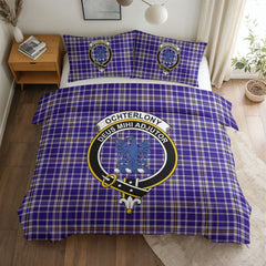 Ochterlony Tartan Crest Bedding Set