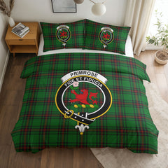Primrose Tartan Crest Bedding Set