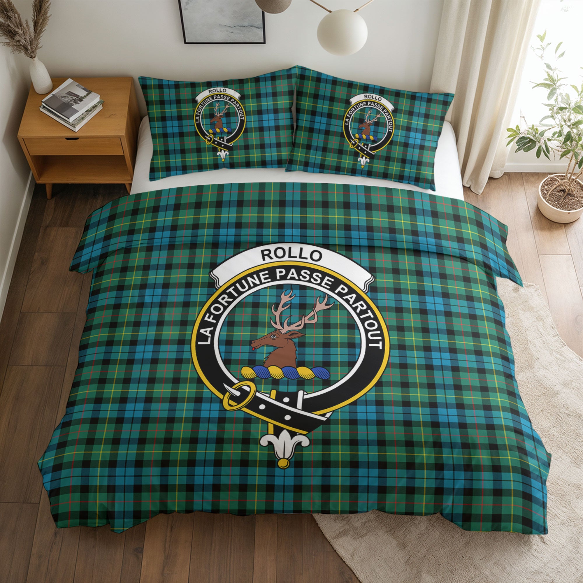 Rollo Ancient Tartan Crest Bedding Set