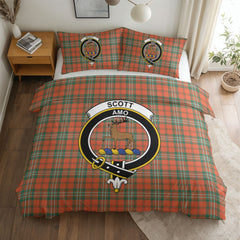 Scott Ancient Tartan Crest Bedding Set