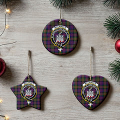 McCrindle Tartan Crest Christmas Ceramic Ornament