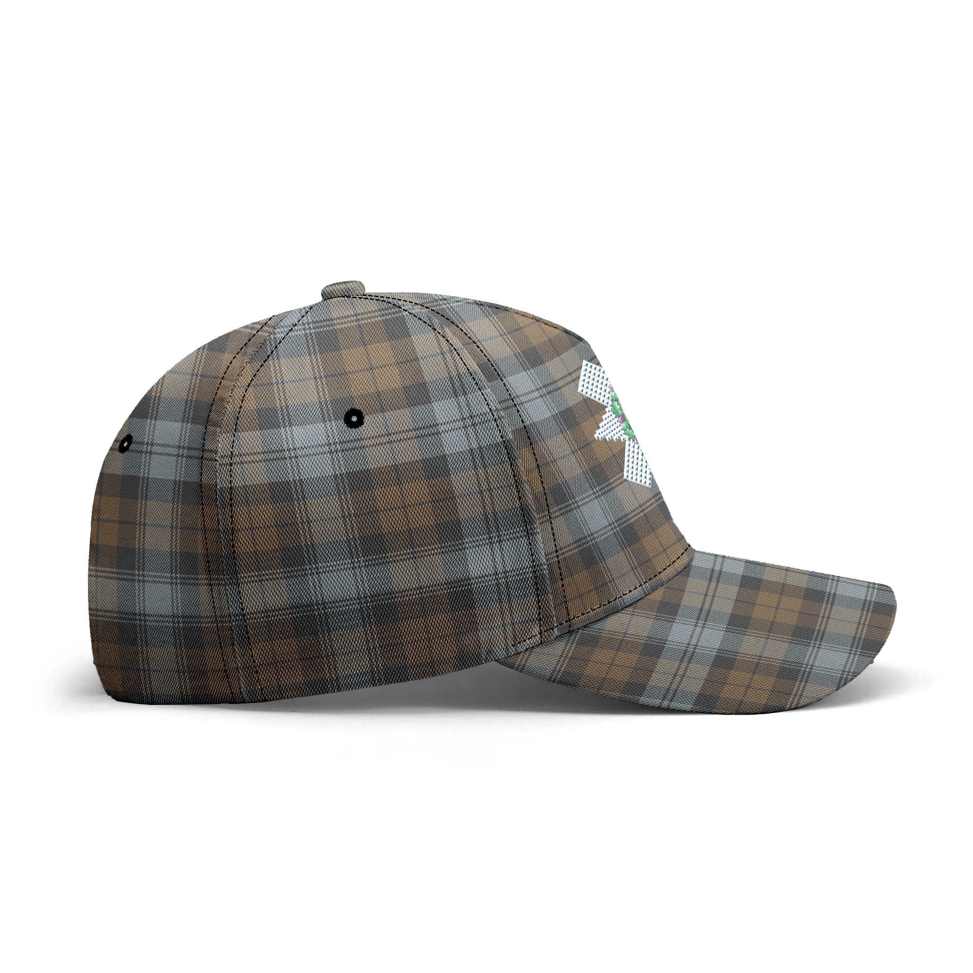 Black Watch Weathered Tartan Crest Classic Cap