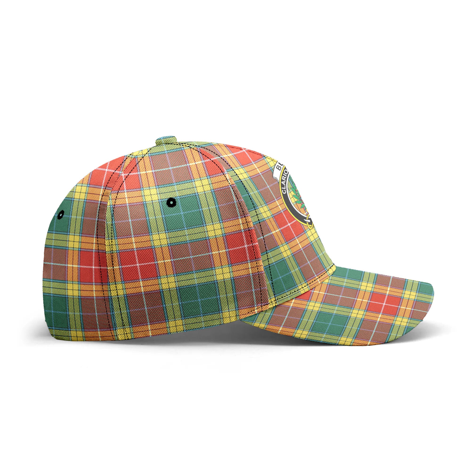 Buchanan Old Sett Tartan Crest Classic Cap