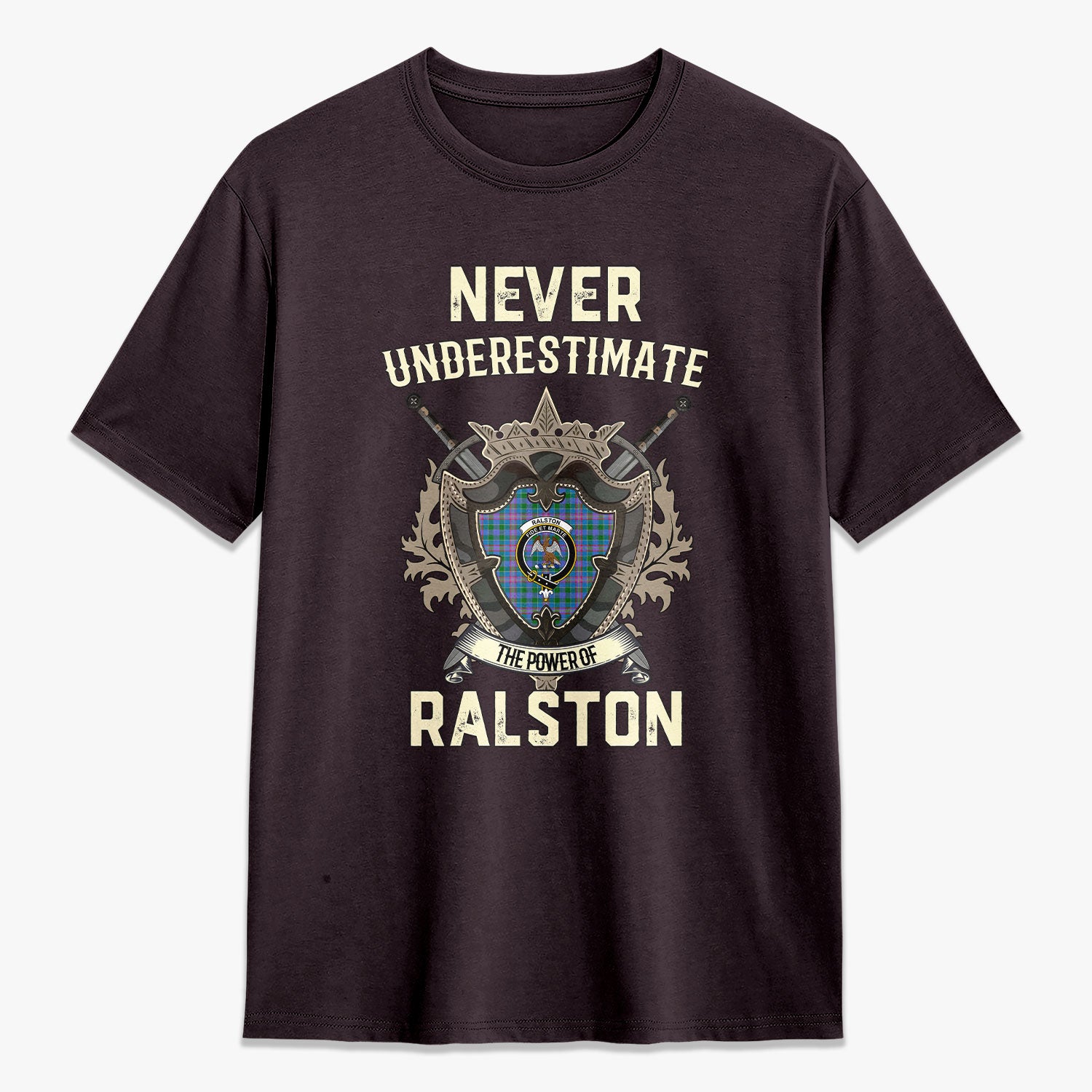 Ralston Tartan Crest 2D T-shirt - Never Underestimate Style