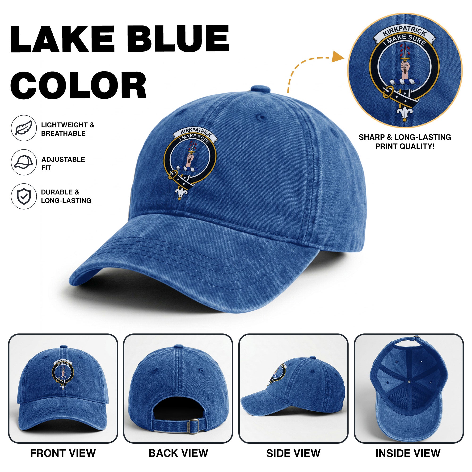 Kirkpatrick Crest Washed Classic Cap