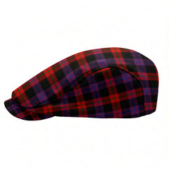 Broun Modern Tartan Flat Caps