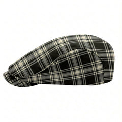 Menzies Black - White Ancient Tartan Flat Caps