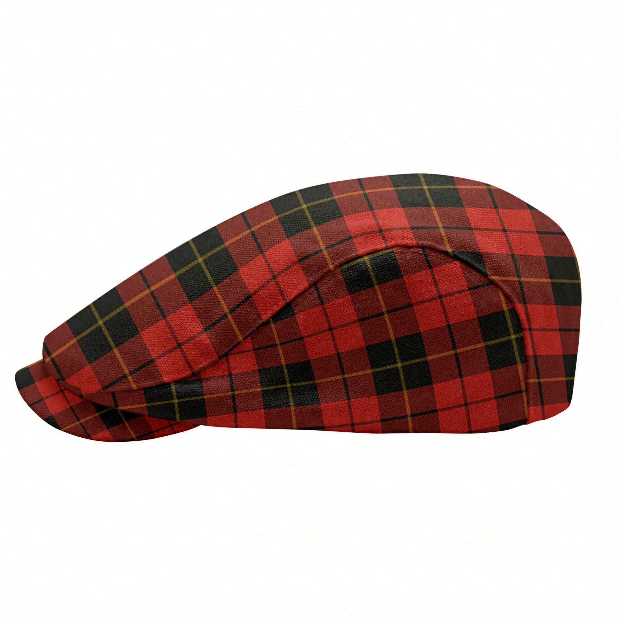 Wallace Weathered Tartan Flat Caps