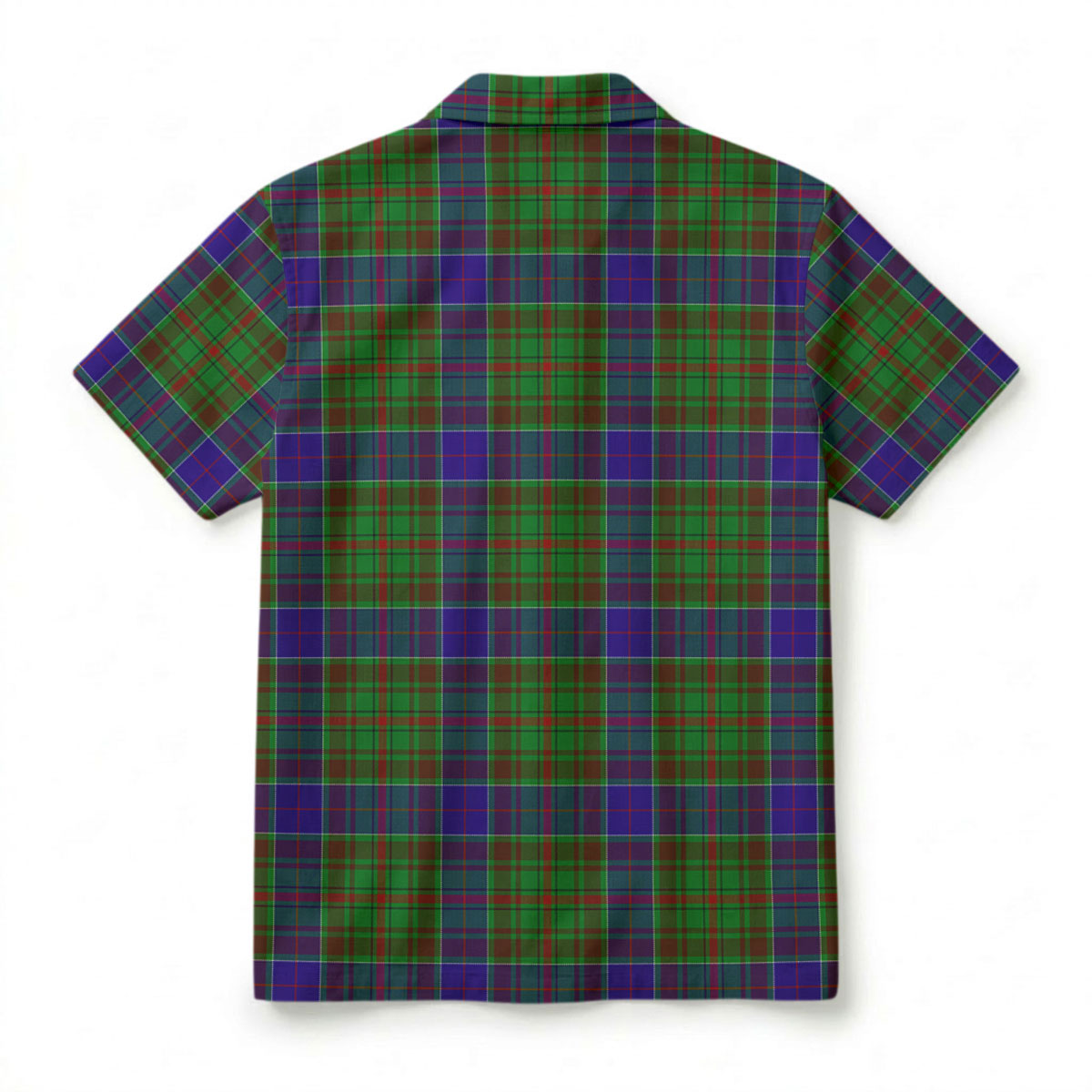 Adam Tartan Crest Hawaiian Shirt