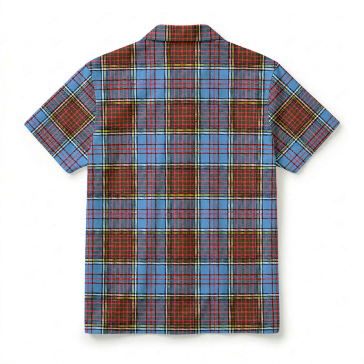 Anderson Modern Tartan Crest Hawaiian Shirt