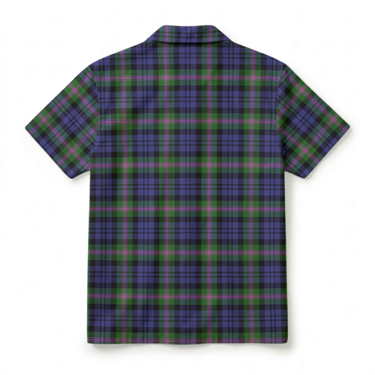 Baird Modern Tartan Crest Hawaiian Shirt