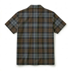 Black Watch Weathered Tartan Crest Hawaiian Shirt