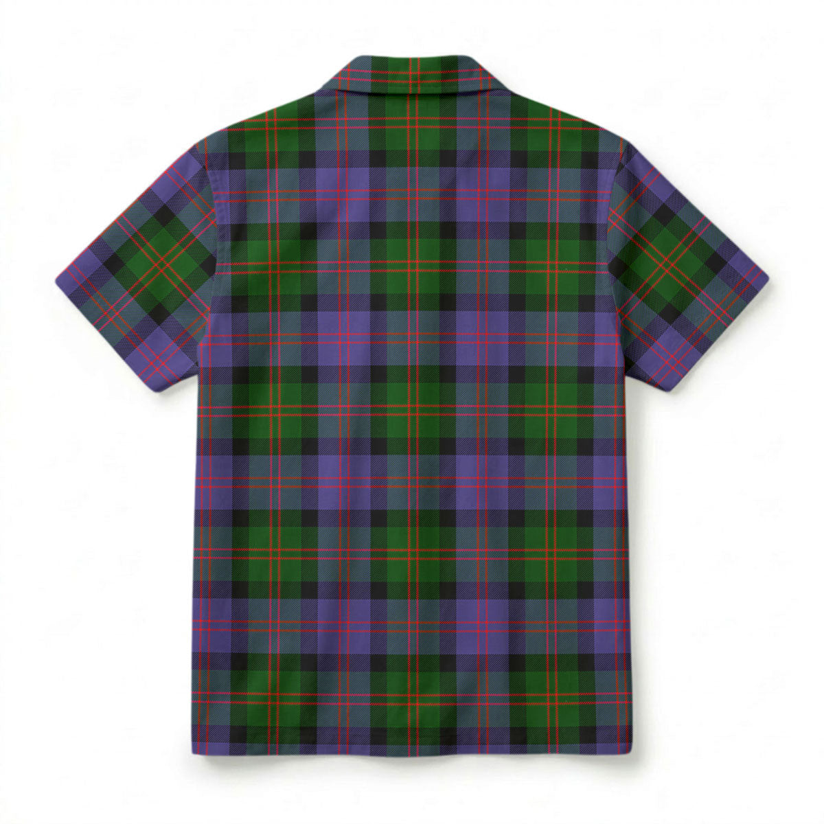 Blair Modern Tartan Crest Hawaiian Shirt