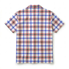 Boswell Modern Tartan Crest Hawaiian Shirt