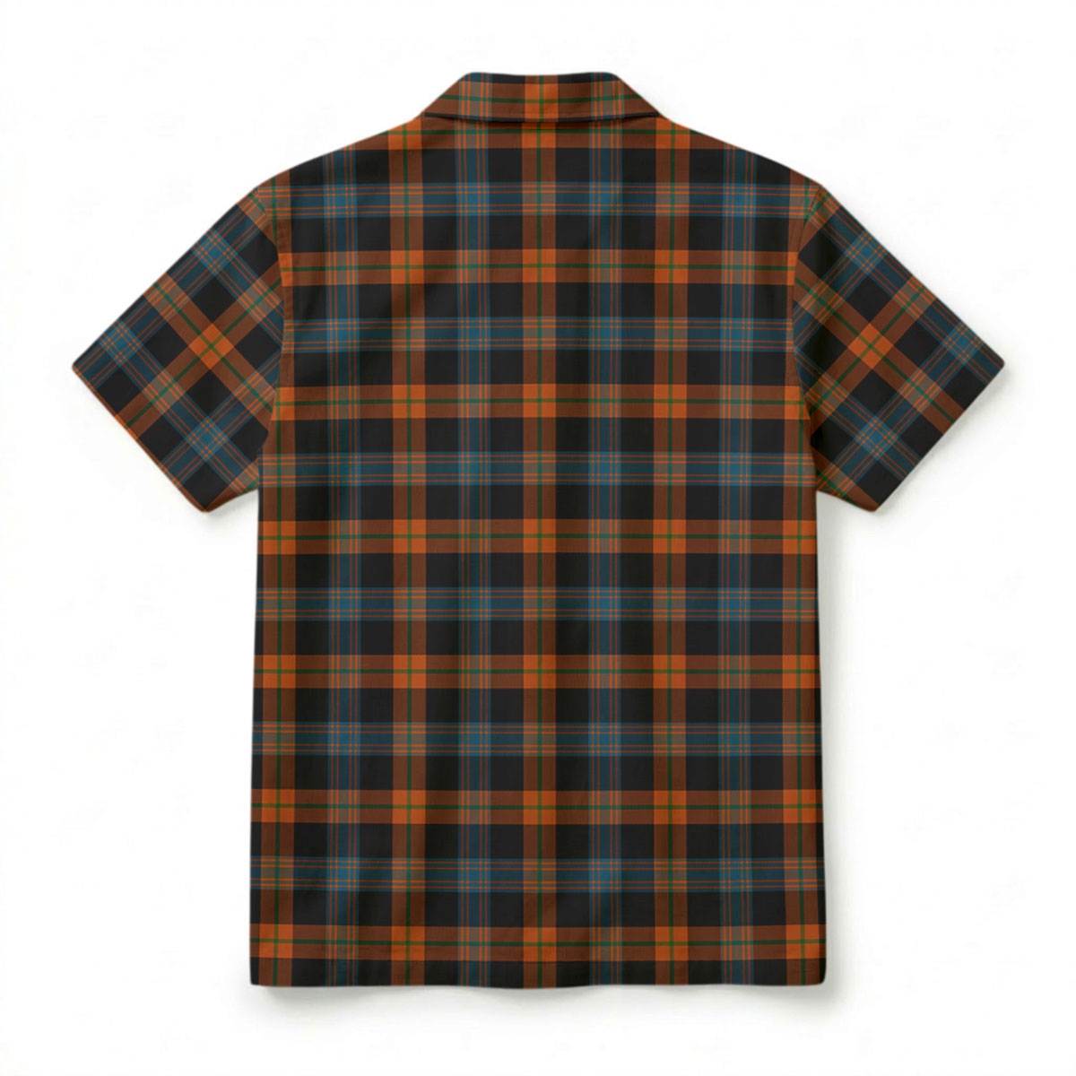 Brown Ancient Tartan Crest Hawaiian Shirt