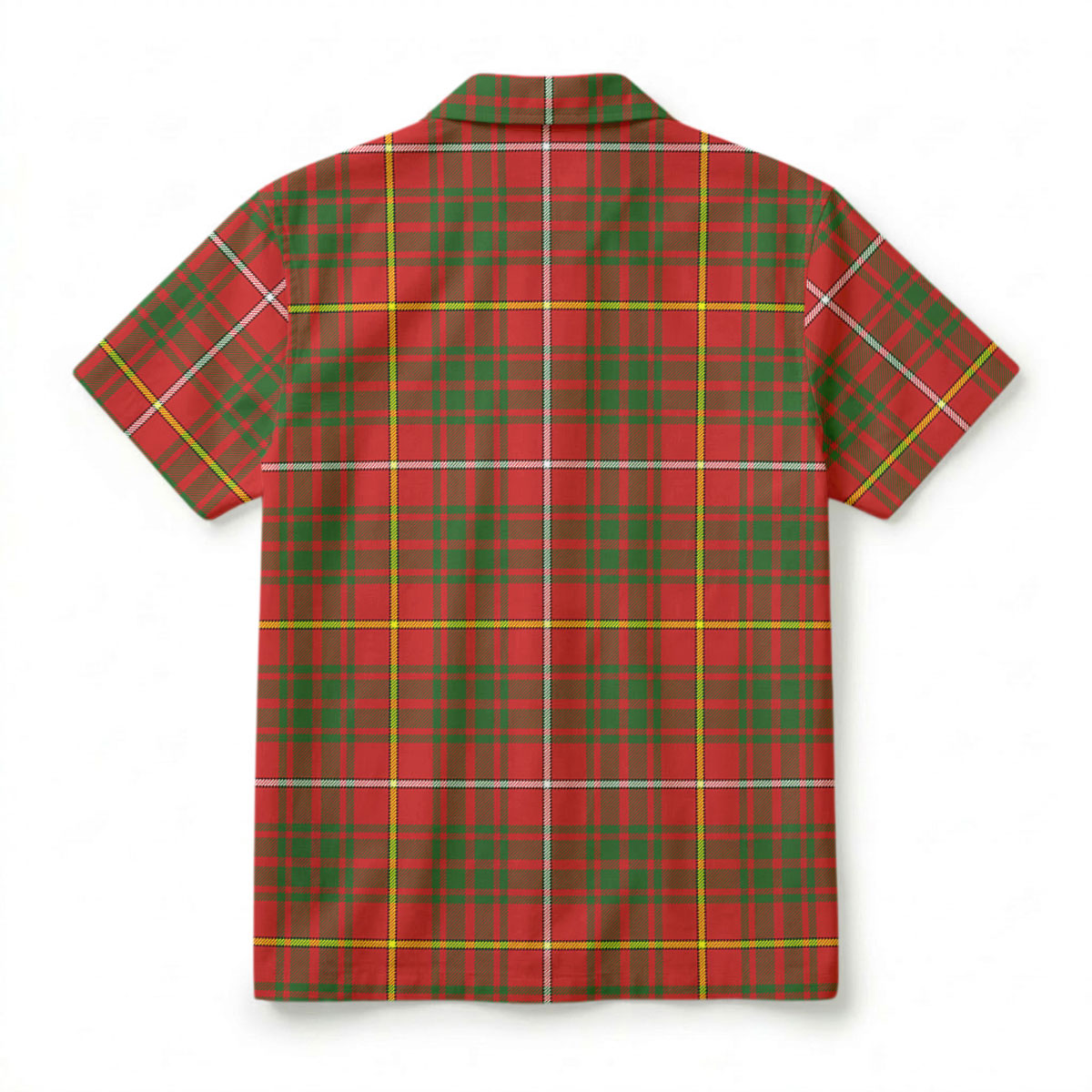 Bruce Modern Tartan Crest Hawaiian Shirt