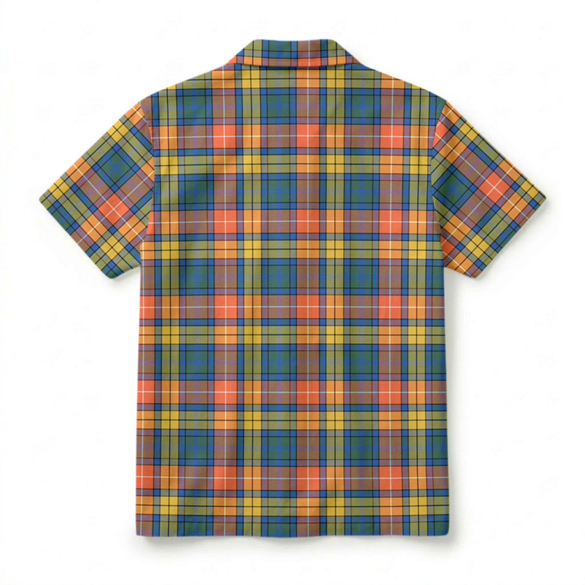 Buchanan Ancient Tartan Crest Hawaiian Shirt