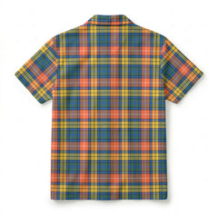 Buchanan Ancient Tartan Crest Hawaiian Shirt