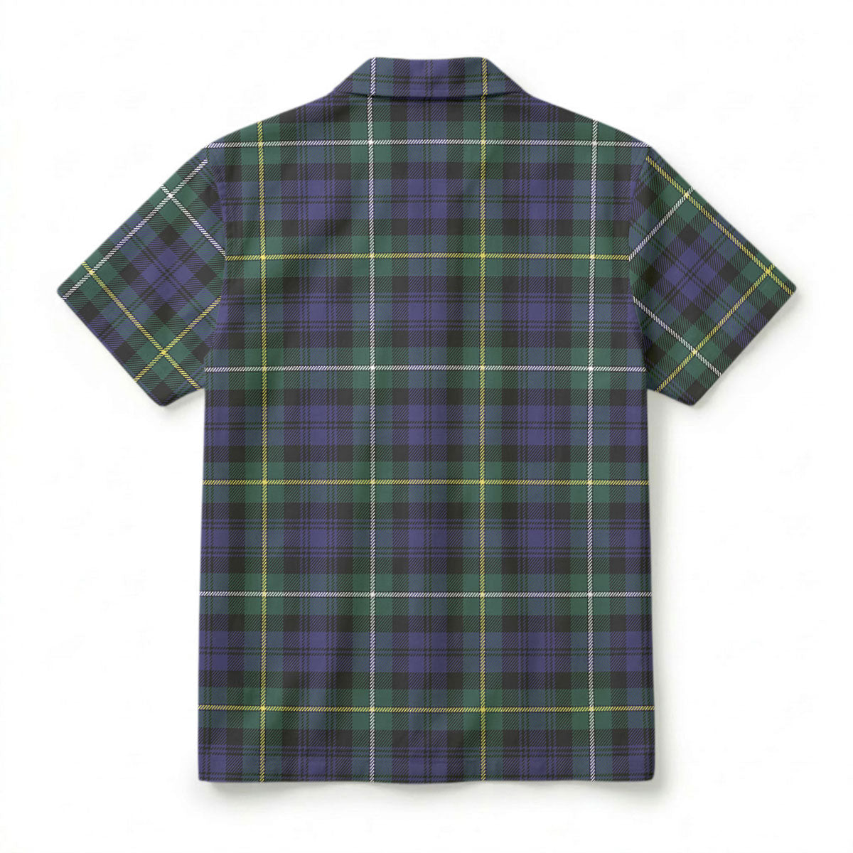 Campbell Argyll Modern Tartan Crest Hawaiian Shirt