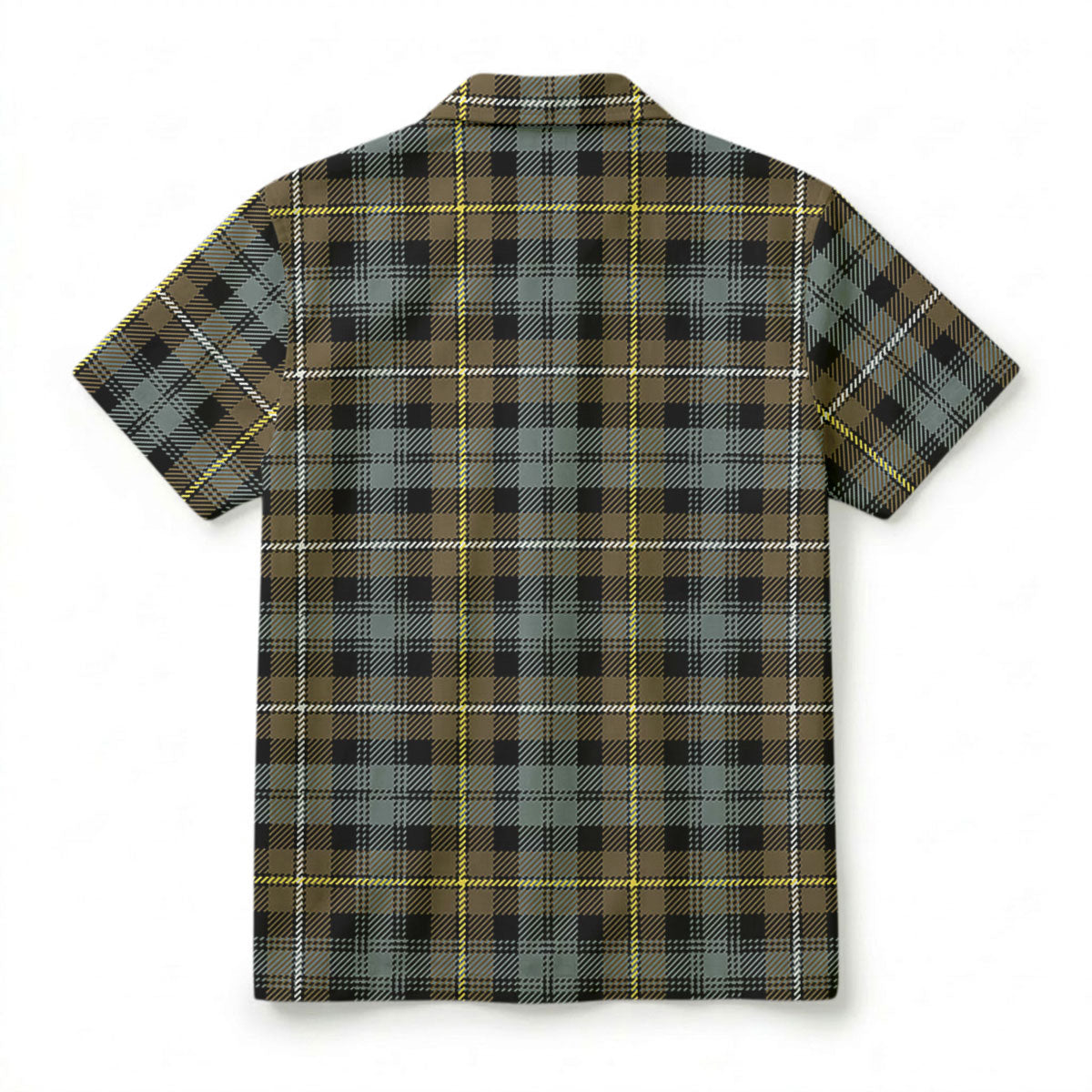 Campbell Argyll Weathered Tartan Crest Hawaiian Shirt