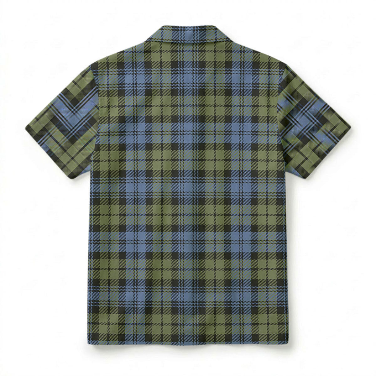 Campbell Faded Tartan Crest Hawaiian Shirt