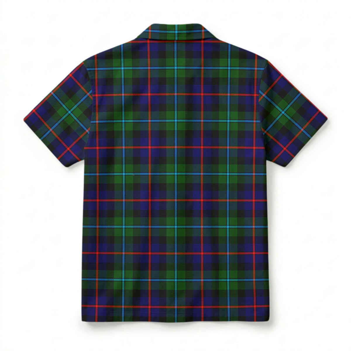 Campbell of Cawdor Modern Tartan Crest Hawaiian Shirt
