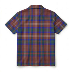 Chisholm Hunting Modern Tartan Crest Hawaiian Shirt