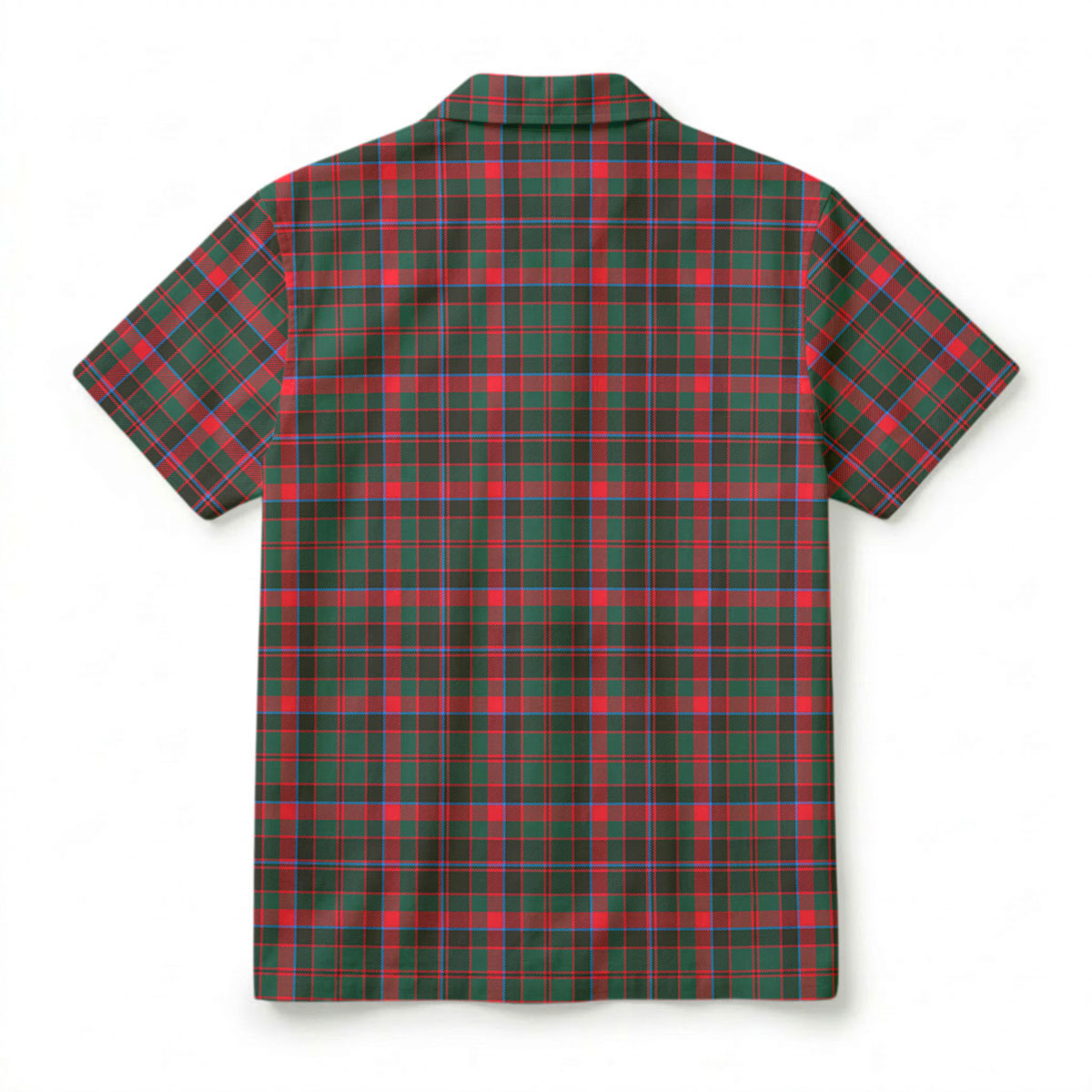 Cumming Hunting Modern Tartan Crest Hawaiian Shirt