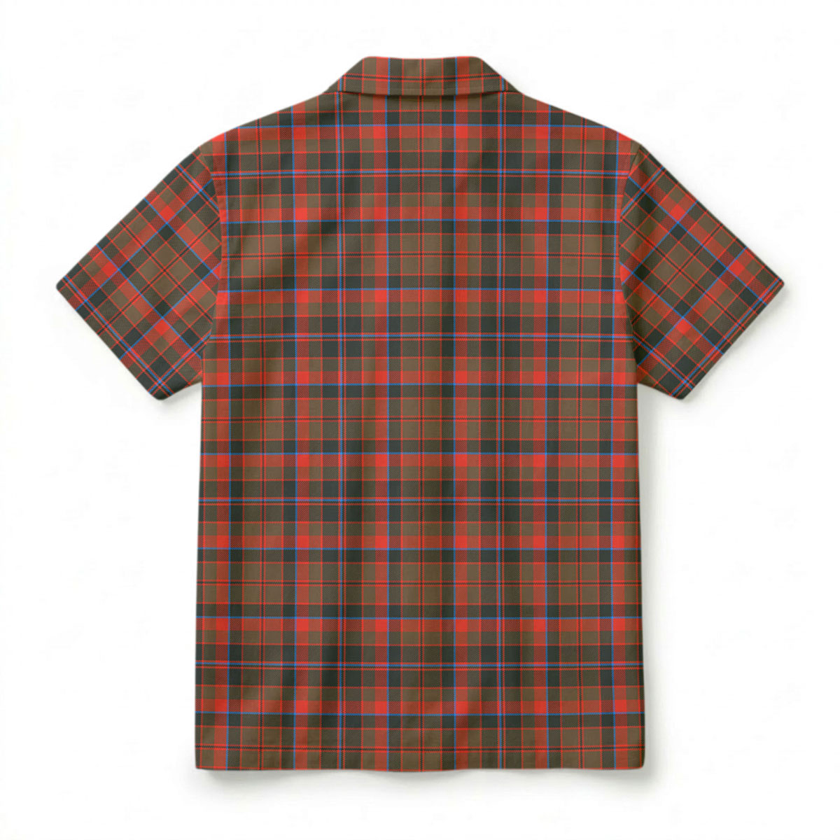 Cumming Hunting Weathered Tartan Crest Hawaiian Shirt