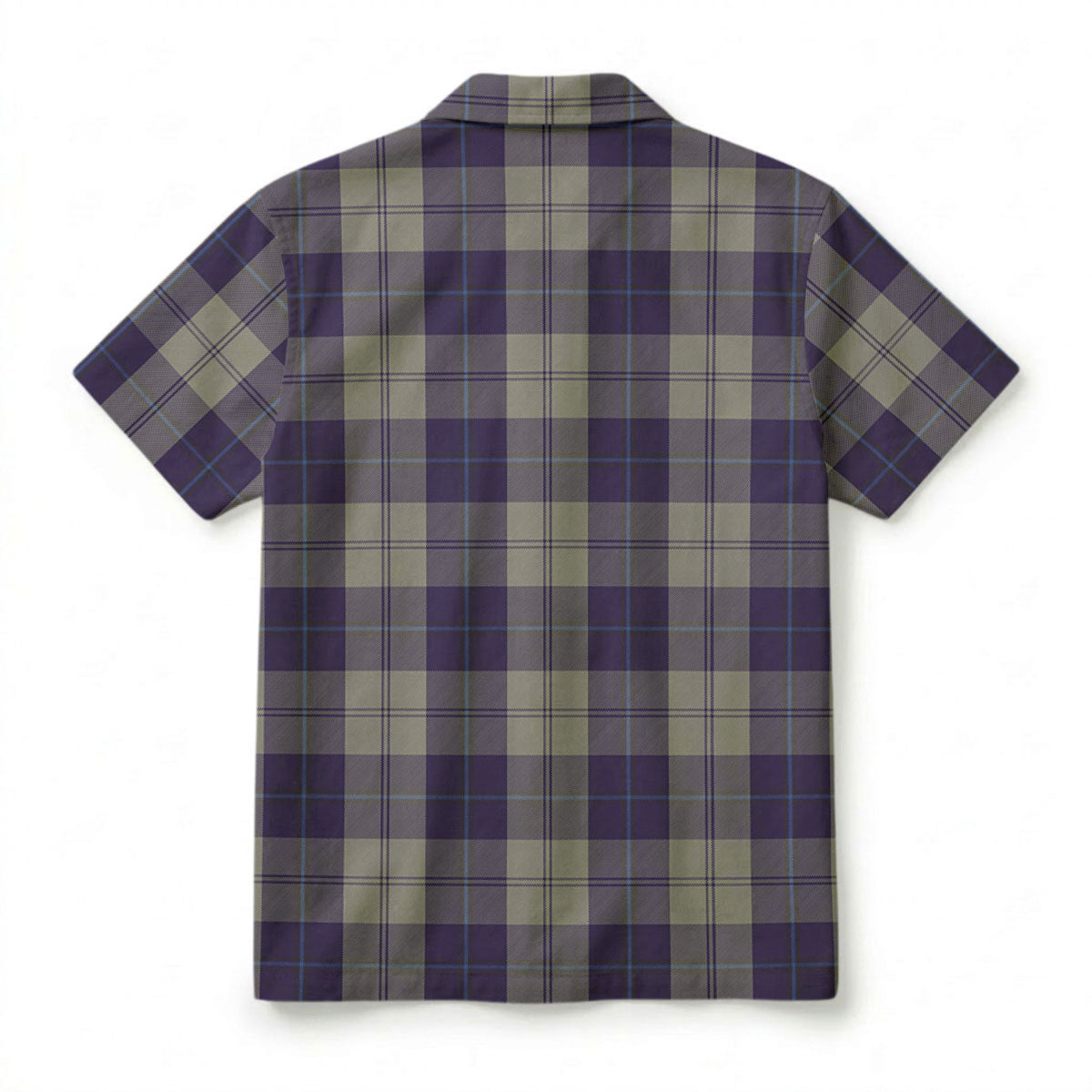 Cunningham Dress Blue Dancers Tartan Crest Hawaiian Shirt