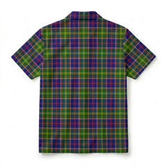 Dalrymple Tartan Crest Hawaiian Shirt