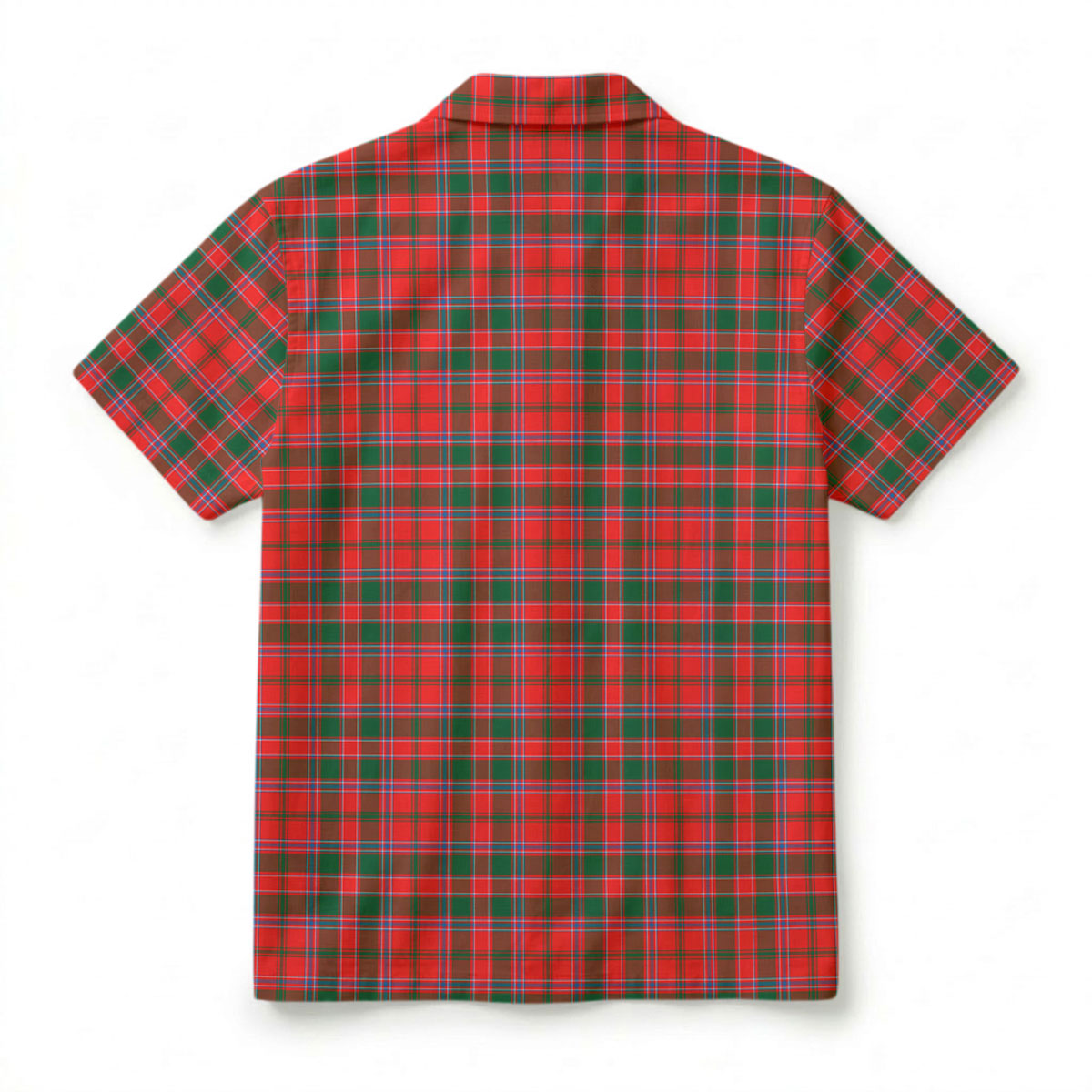 Dalziel Modern Tartan Crest Hawaiian Shirt