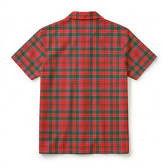 Dalziel Modern Tartan Crest Hawaiian Shirt