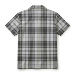 Douglas Grey Modern Tartan Crest Hawaiian Shirt
